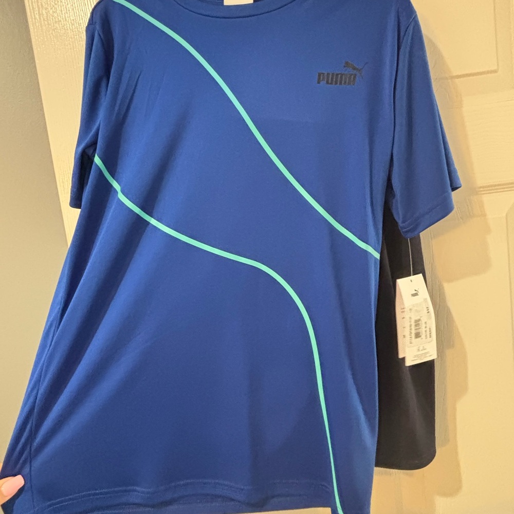 NWT PUMA kids tshirt/shorts active set size 14/16 large